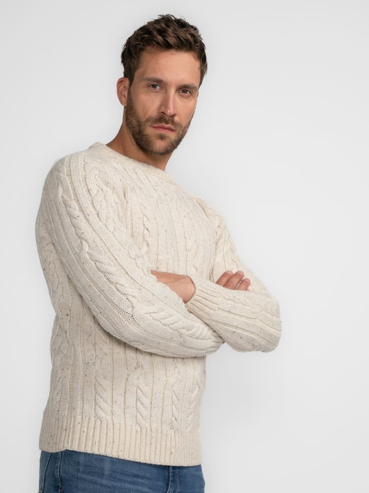 Sweter w kolorze kremowym