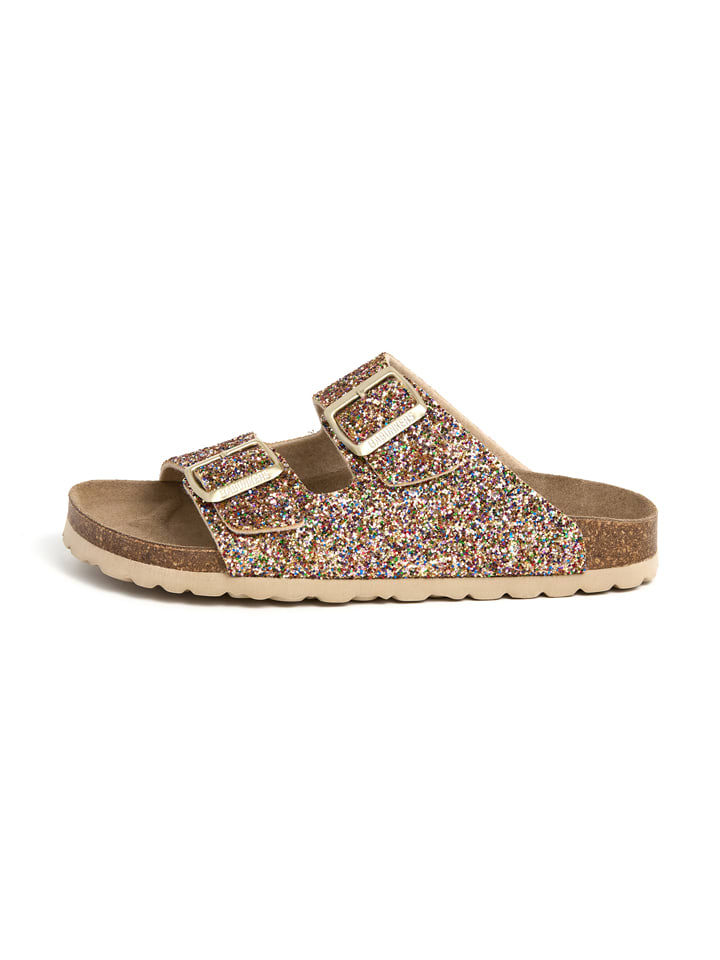 Slippers goudkleurig
