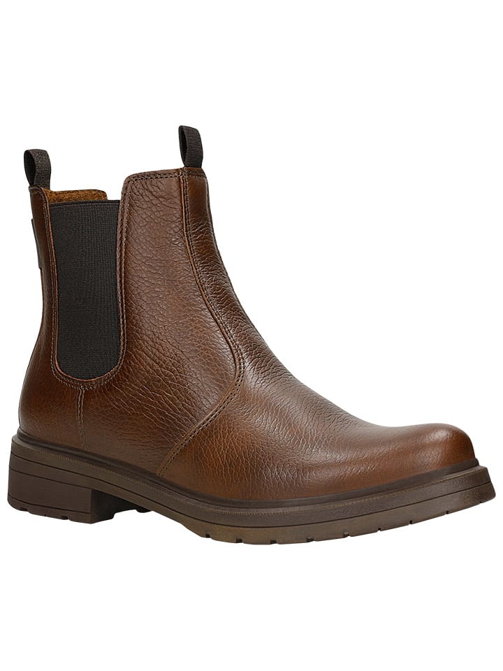 Leren chelseaboots bruin