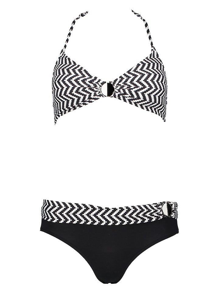 Bikini in Schwarz/ Weiß