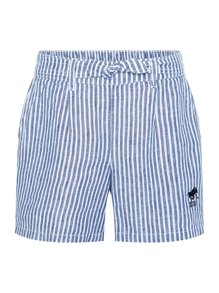 Short blauw/wit