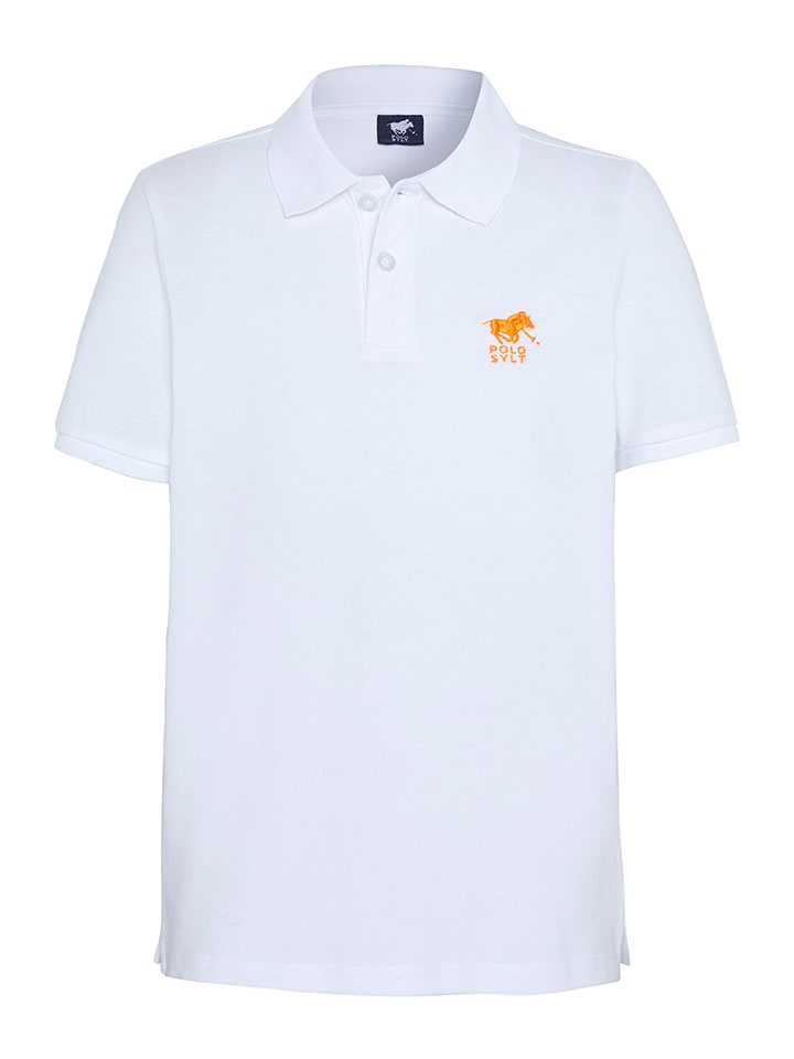 Koszulka polo w kolorze białym