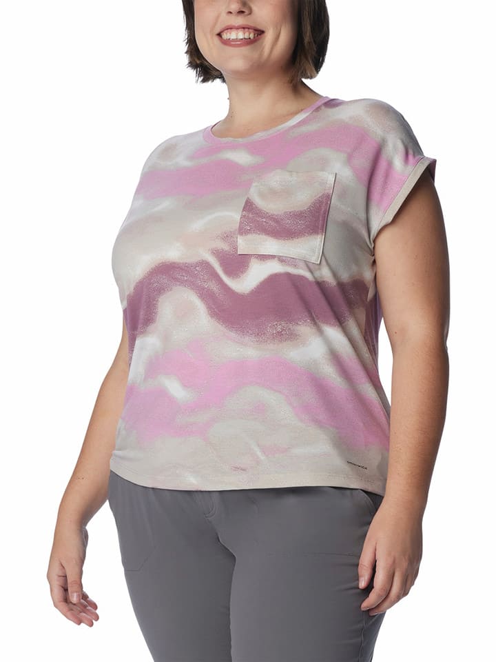 Trainingsshirt "Boundless Trek™" in Rosa/ Lila/ Grau