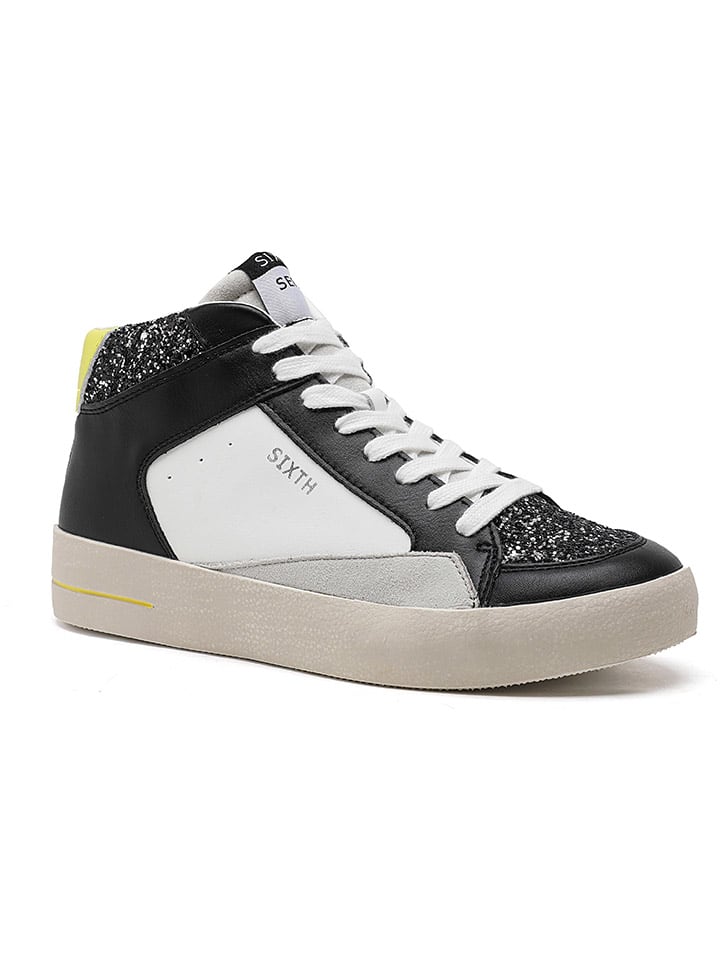 Sneakersy w kolorze czarno-szaro-białym