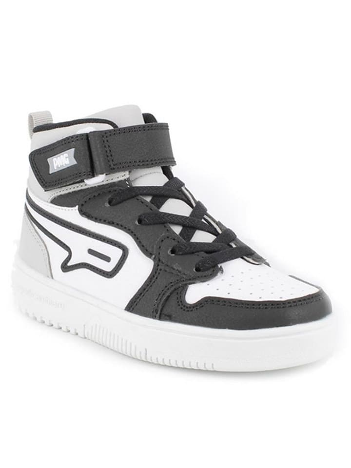 Sneakers in Weiß/ Schwarz