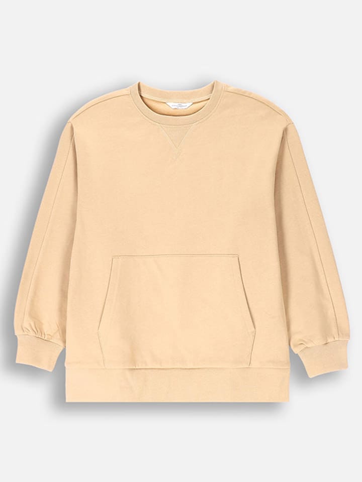 Sweatshirt in Beige