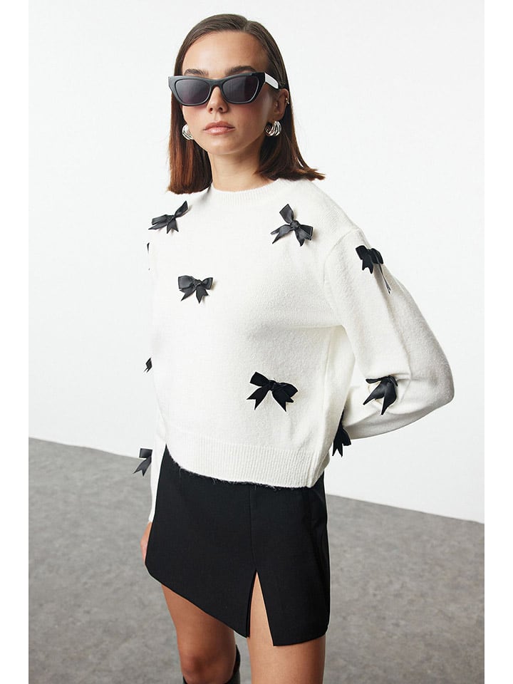 Pullover in Creme