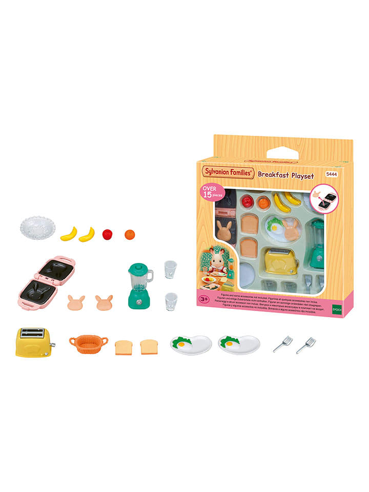 Akcesoria dla lalek "Breakfast set with toaster" - 3+