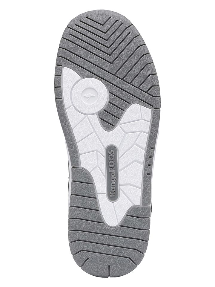 KangaROOS K-cp Bounder Ev Sneakers voor jongens, Steel Grey Neon Green, 38 EU