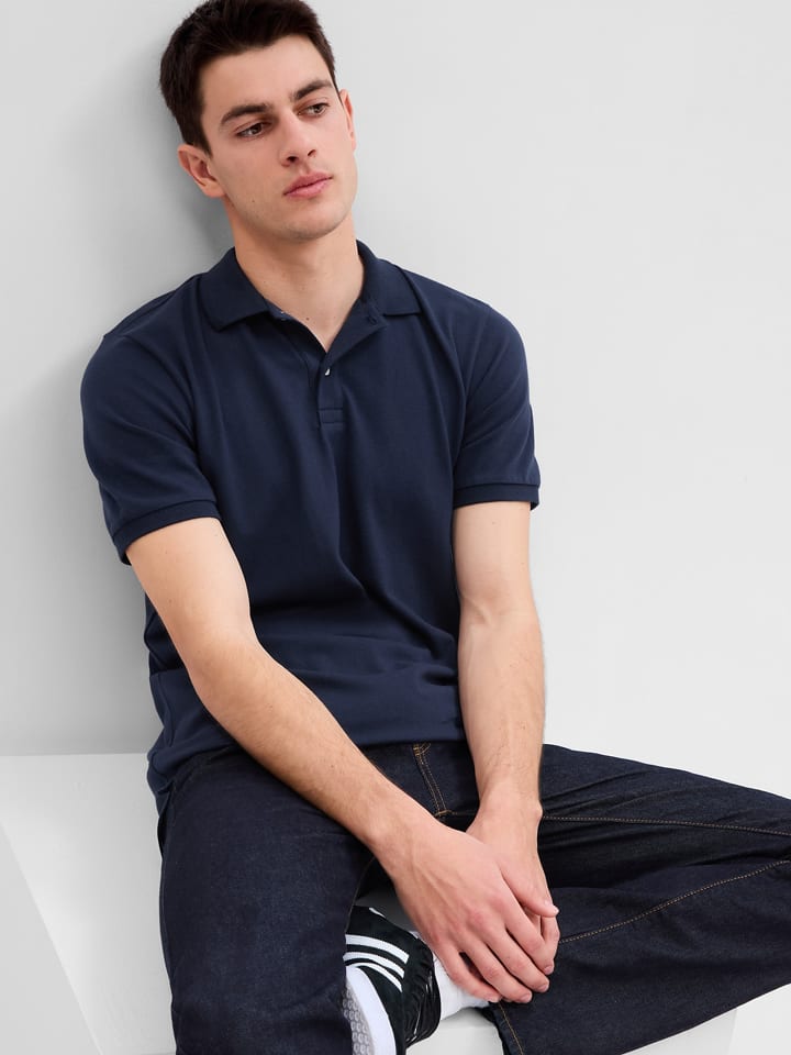 Poloshirt donkerblauw
