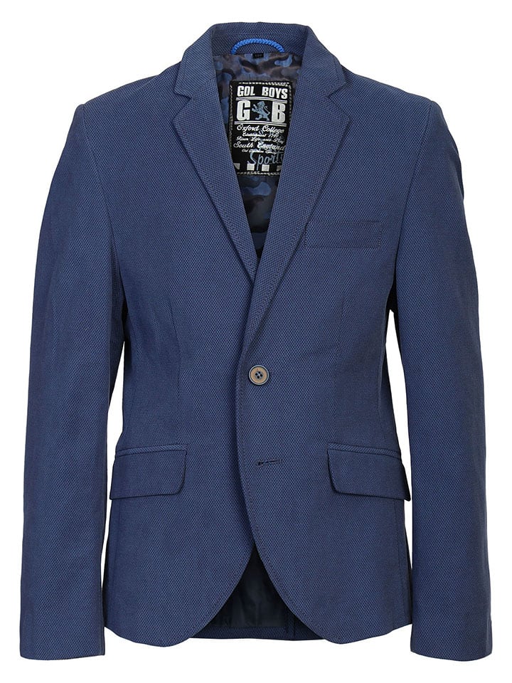 Blezer - Slim fit - w kolorze niebieskim