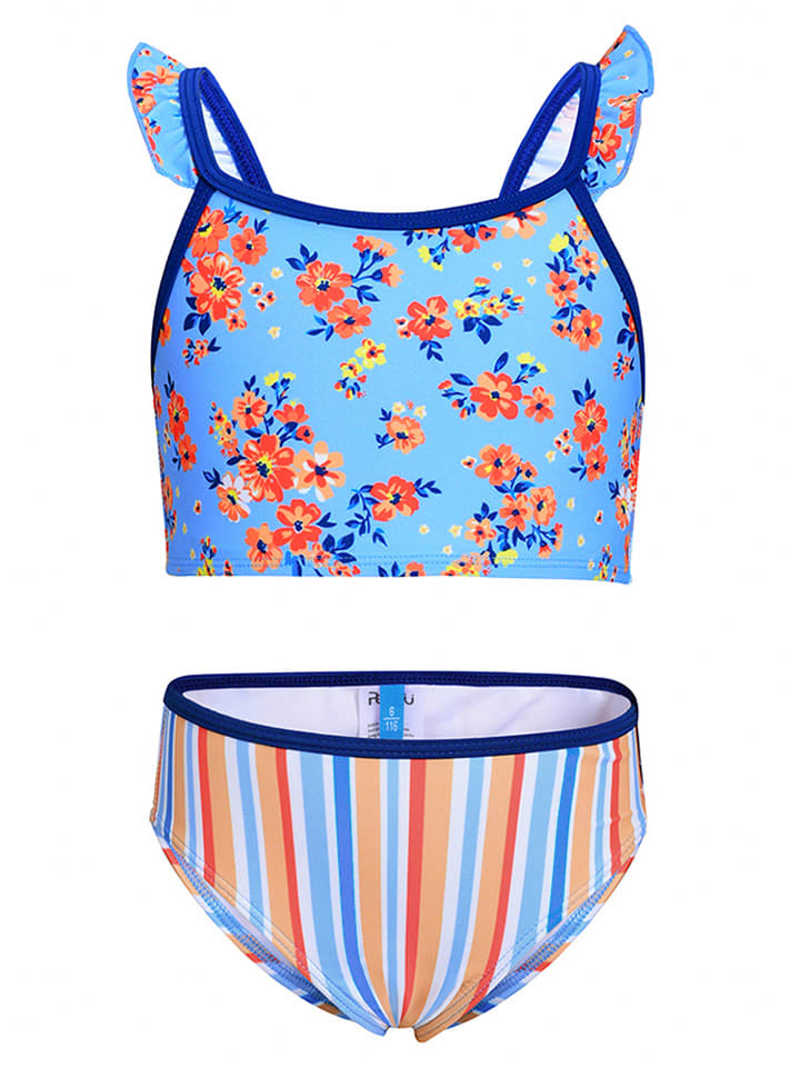 Bikini-Set "Laina" in Hellblau/ Bunt