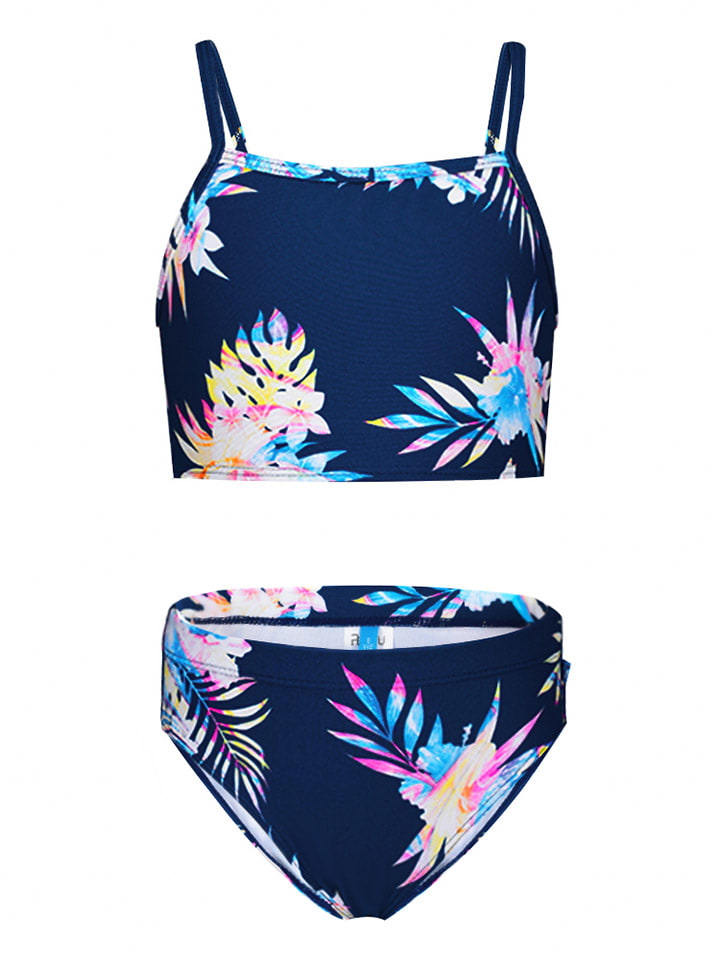 Bikini-Set "Maris" in Dunkelblau/ Bunt