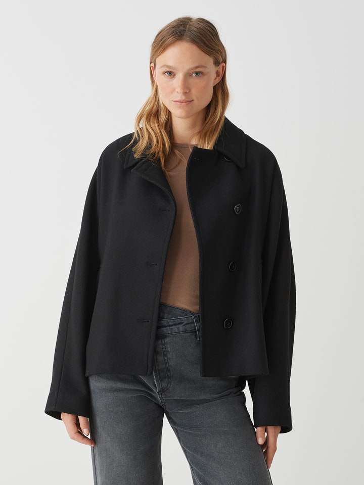 Übergangsjacke in Schwarz