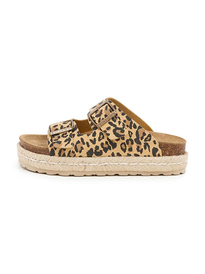 Slippers lichtbruin