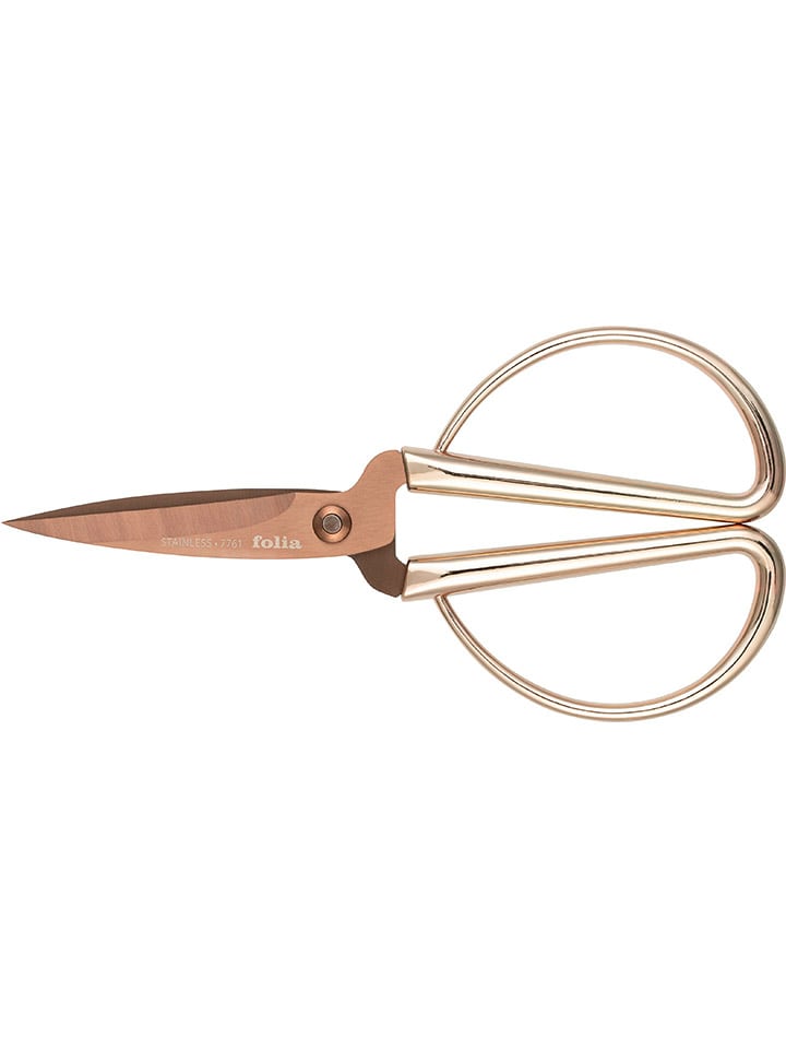 Bastelschere in Rosegold