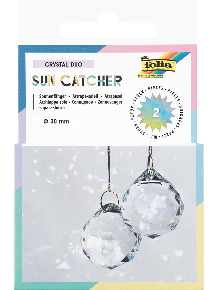 3tlg. Sonnenfänger-Set "CRYSTAL TRIO" - 3 cm