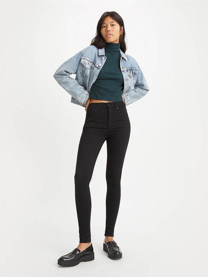 Spijkerbroek "Mile" - super skinny fit - zwart