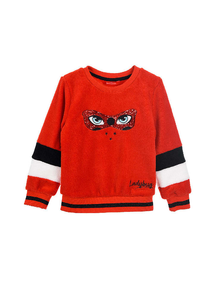 Sweatshirt "Lady Bug" in Rot