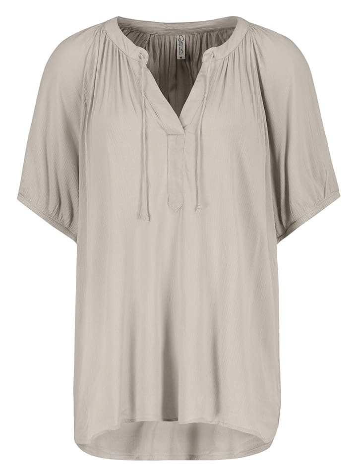Bluse in Taupe