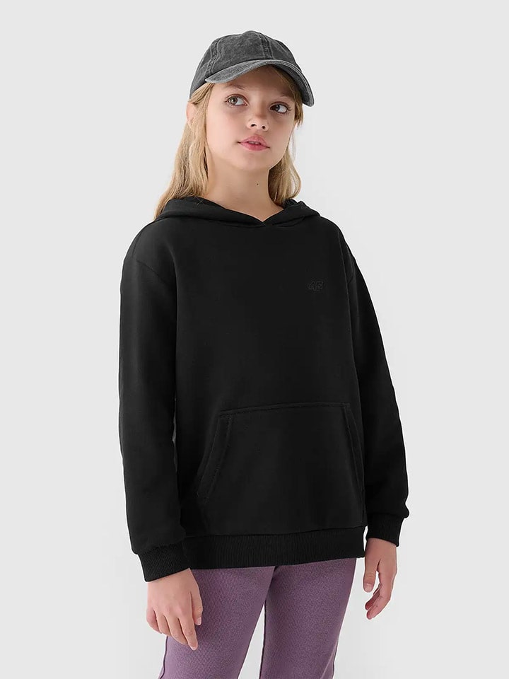 Hoodie in Schwarz