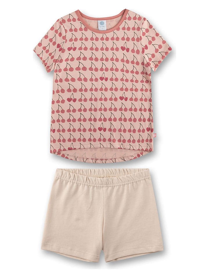 Pyjama beige/abrikooskleurig