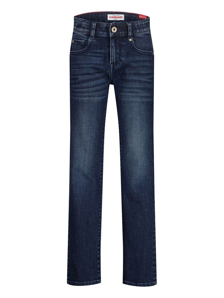Spijkerbroek "Paolo" - regular fit - donkerblauw