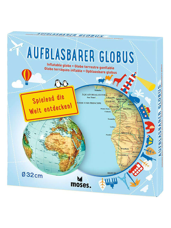 Aufblasbarer Globus - ab 3 Jahren