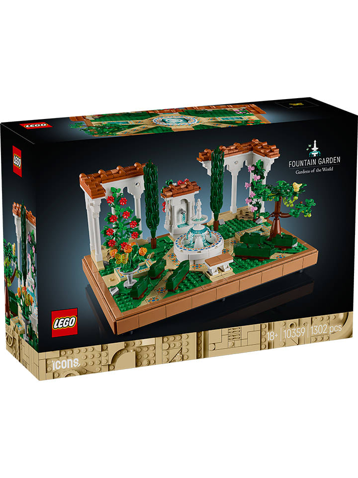 LEGO® Icons: Springbrunnengarten - ab 18 Jahren