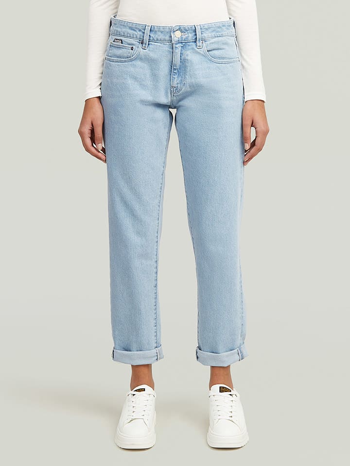 Jeans "Kate" - Boyfriend fit in Hellblau