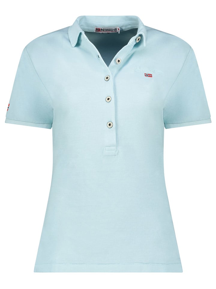 Koszulka polo "Kars" w kolorze błękitnym