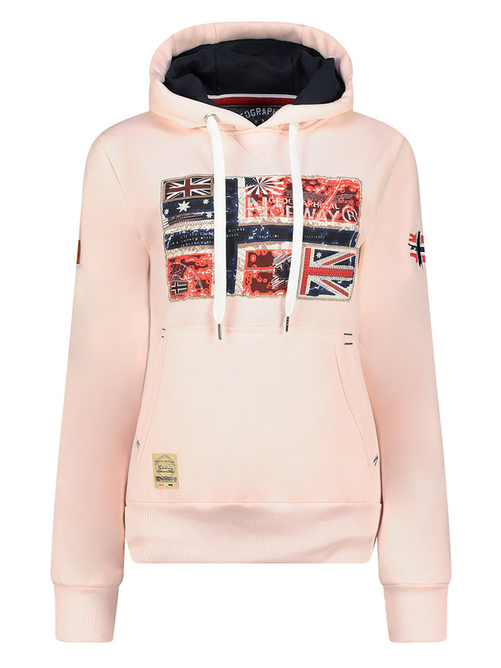 Hoodie "Gpepe2" in Rosa