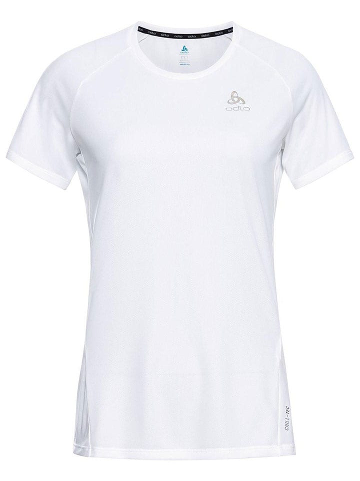 Trainingsshirt "Essential Chill-Tec" in Weiß
