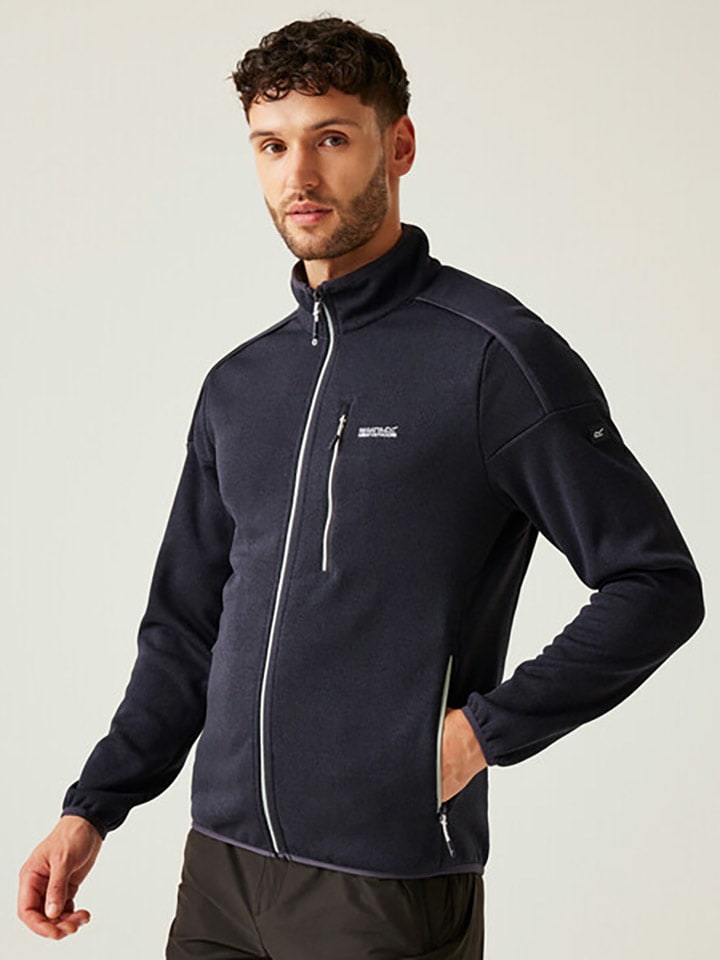 Fleecejacke "Kames" in Schwarz