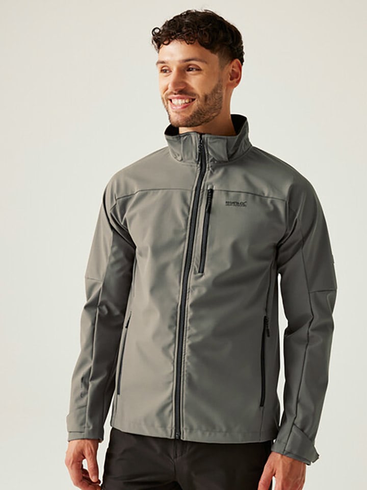Kurtka softshellowa "Arana" w kolorze khaki