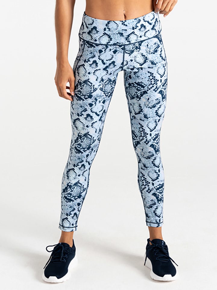Trainingsleggings "Influential II" in Hellblau/ Dunkelblau