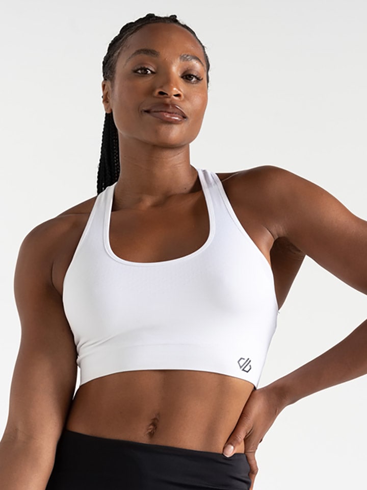 Sport-BH "Dont Sweat It II" in Weiß - Medium