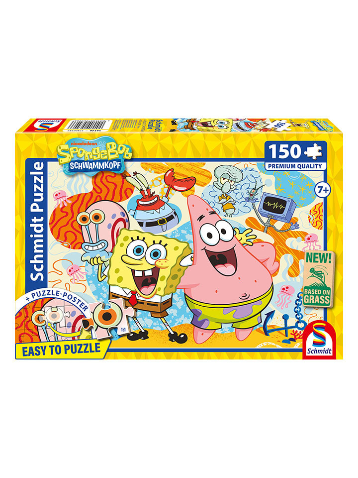 150tlg. Puzzle "SpongeBob, Spongebob und Freunde" - ab 7 Jahren