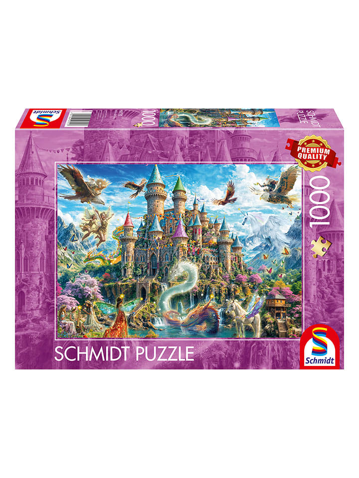 1.000tlg. Puzzle "Märchenschloss im Reich der Fantasie" - ab 12 Jahren