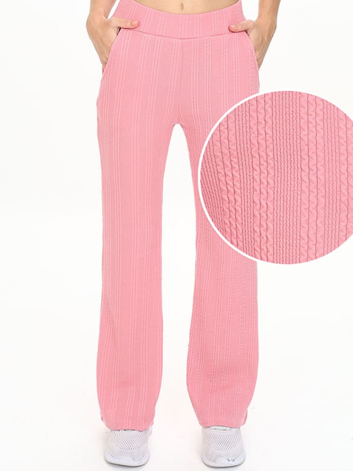 Spodnie dresowe w kolorze jasnoróżowym