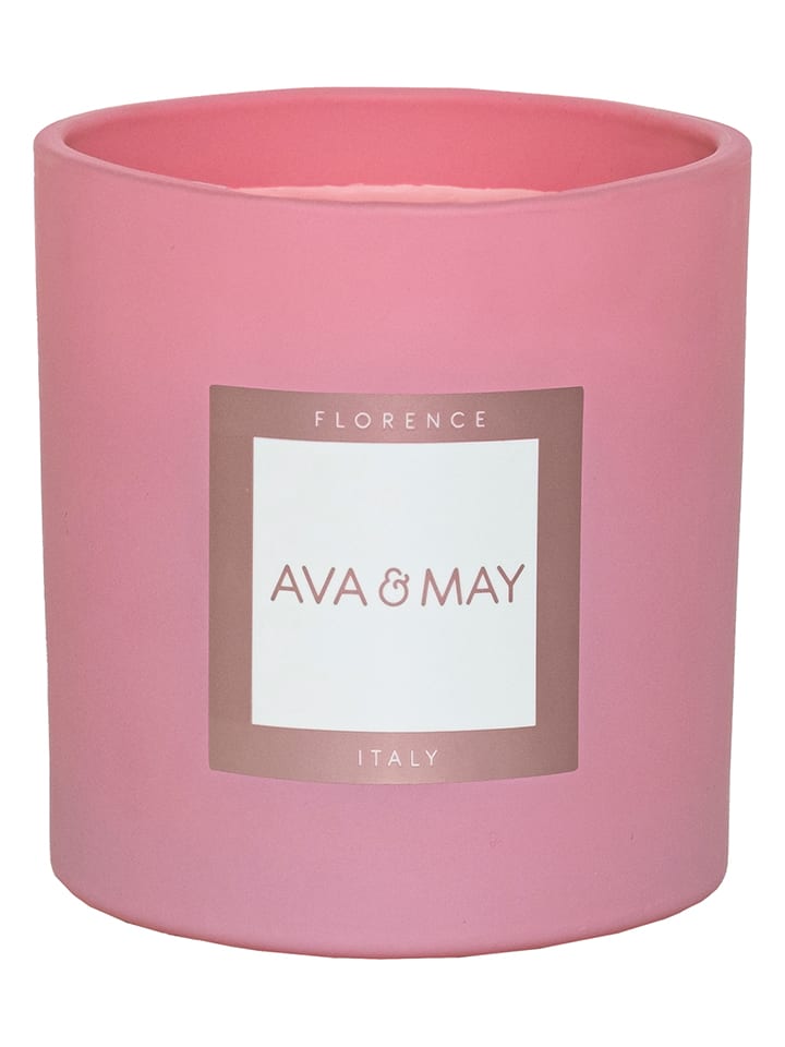 Duftkerze "Florence" in Rosa - 300 g