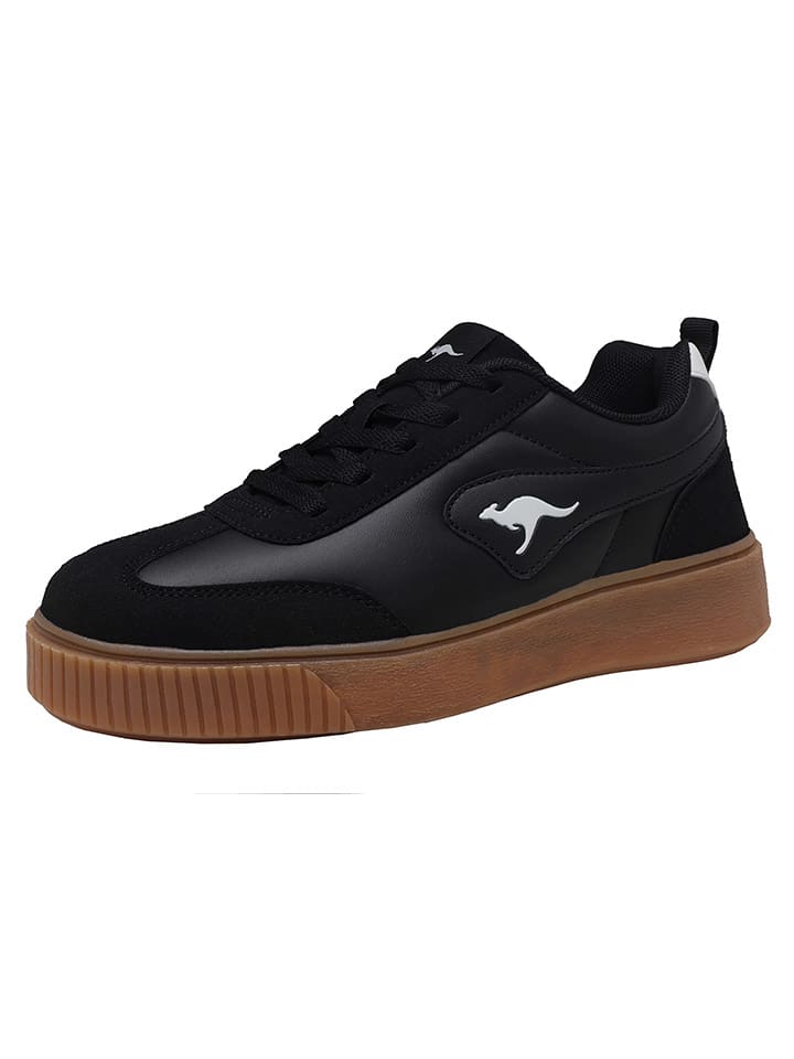 Sneakersy "K-Plat Megan" w kolorze czarnym