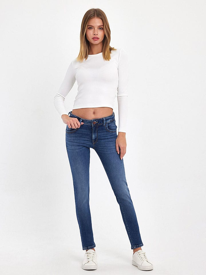 Spijkerbroek "Maxime" - skinny fit - donkerblauw