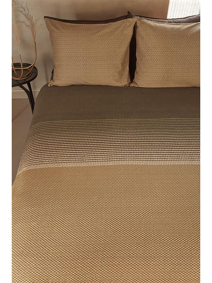Flanell-Bettwäsche-Set ''Demi'' in Beige
