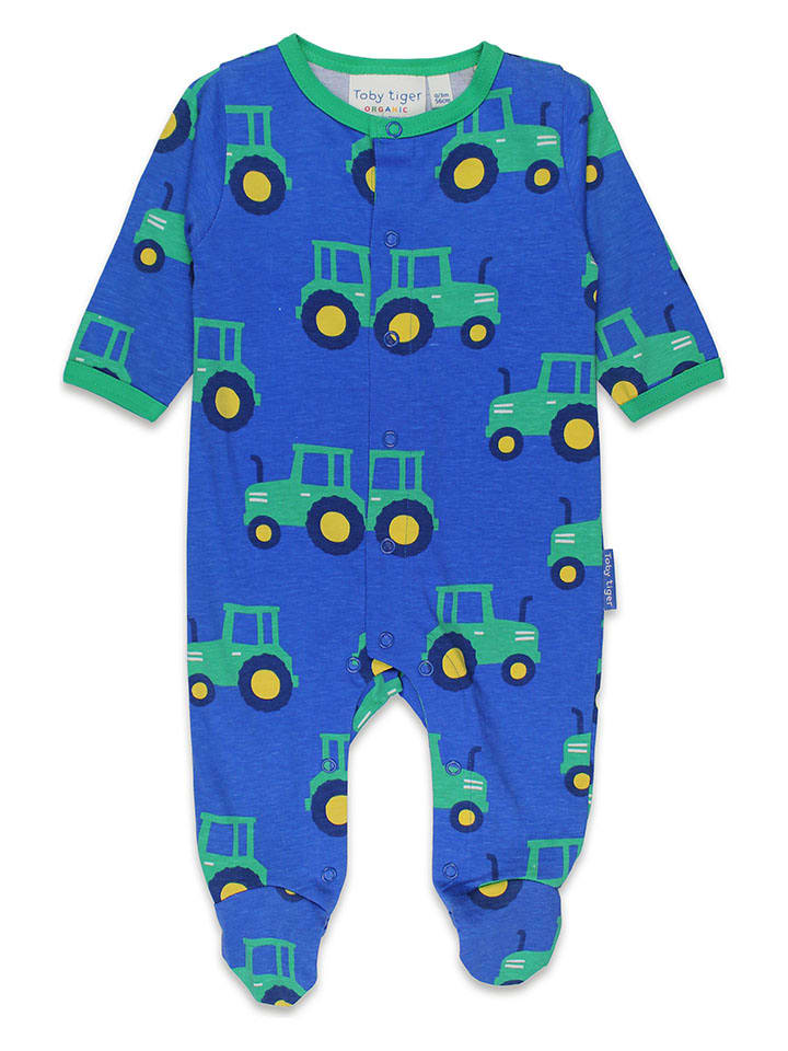 Strampler in Blau