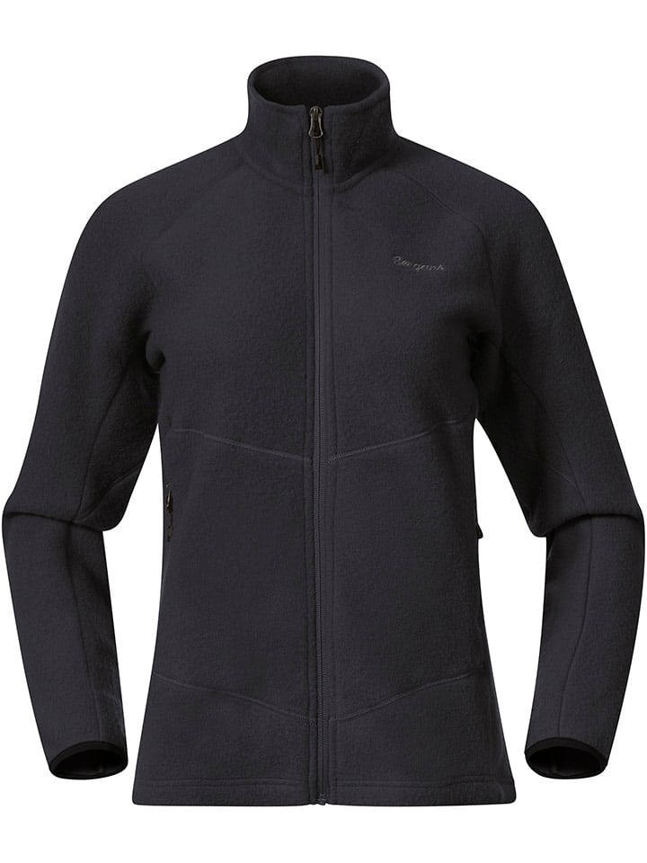Fleecejacke in Schwarz