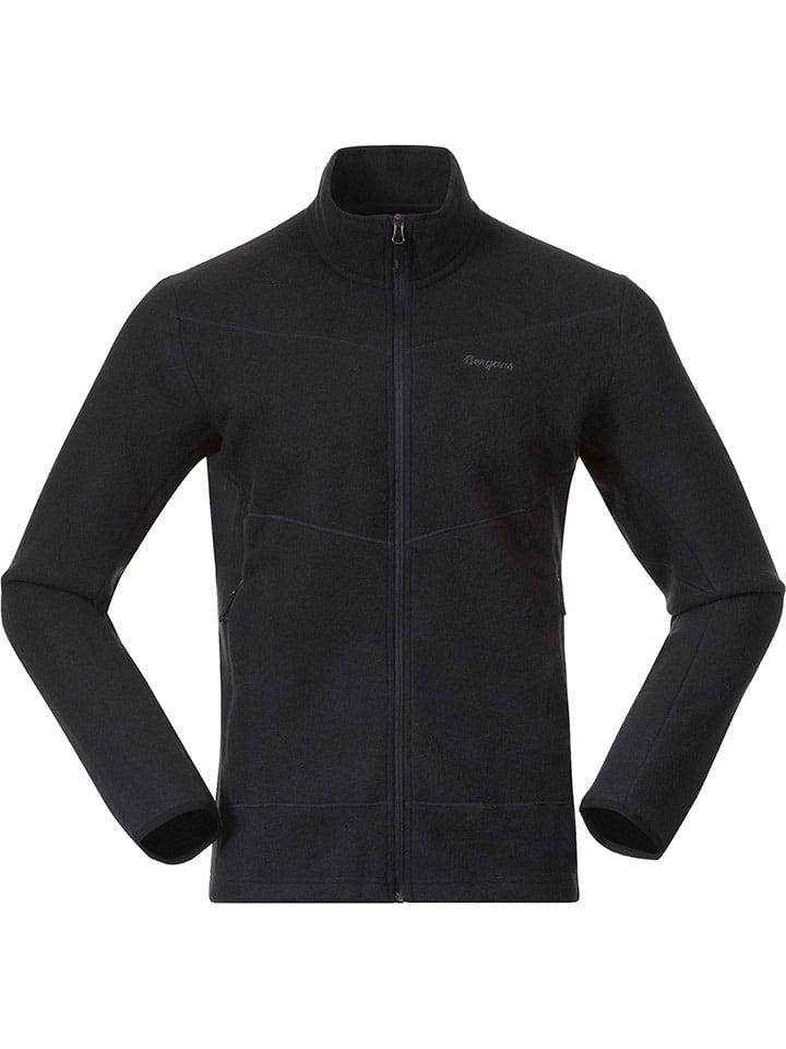 Fleecejacke in Schwarz