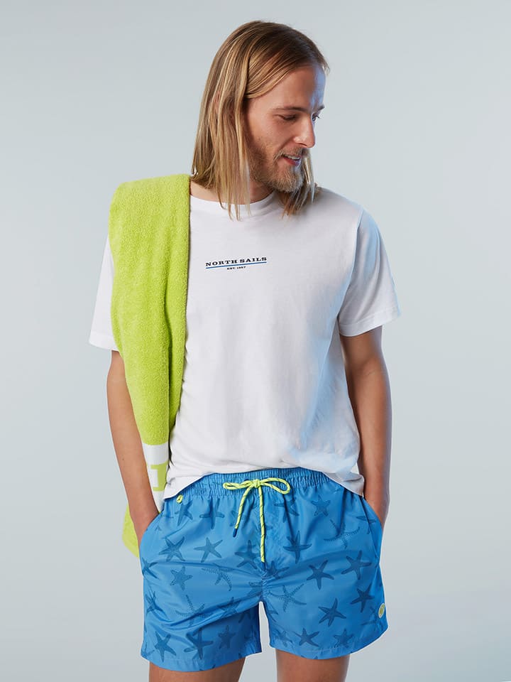 Badeshorts "Volley All Over" in Blau