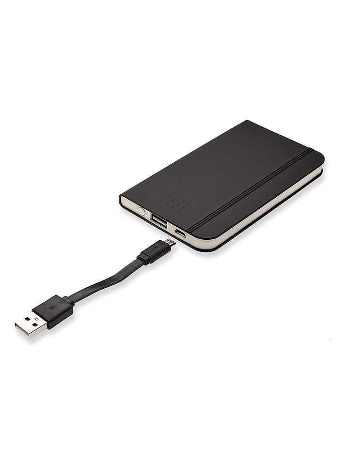 Powerbank w kolorze czarnym - 4000 mAh