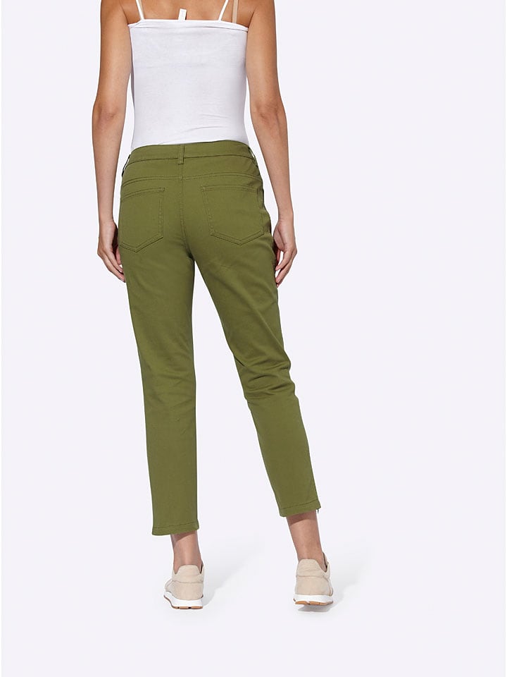 Spodnie chino w kolorze khaki
